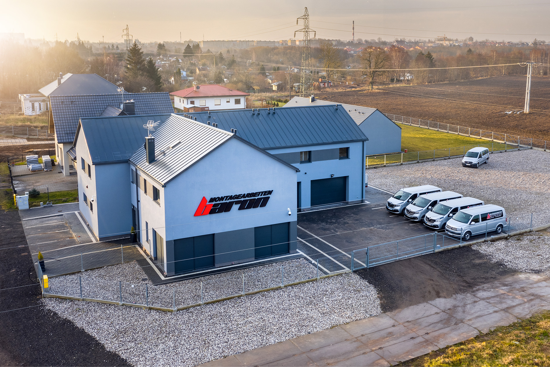 Firma Baron - zdjęcia z drona dla biznesu