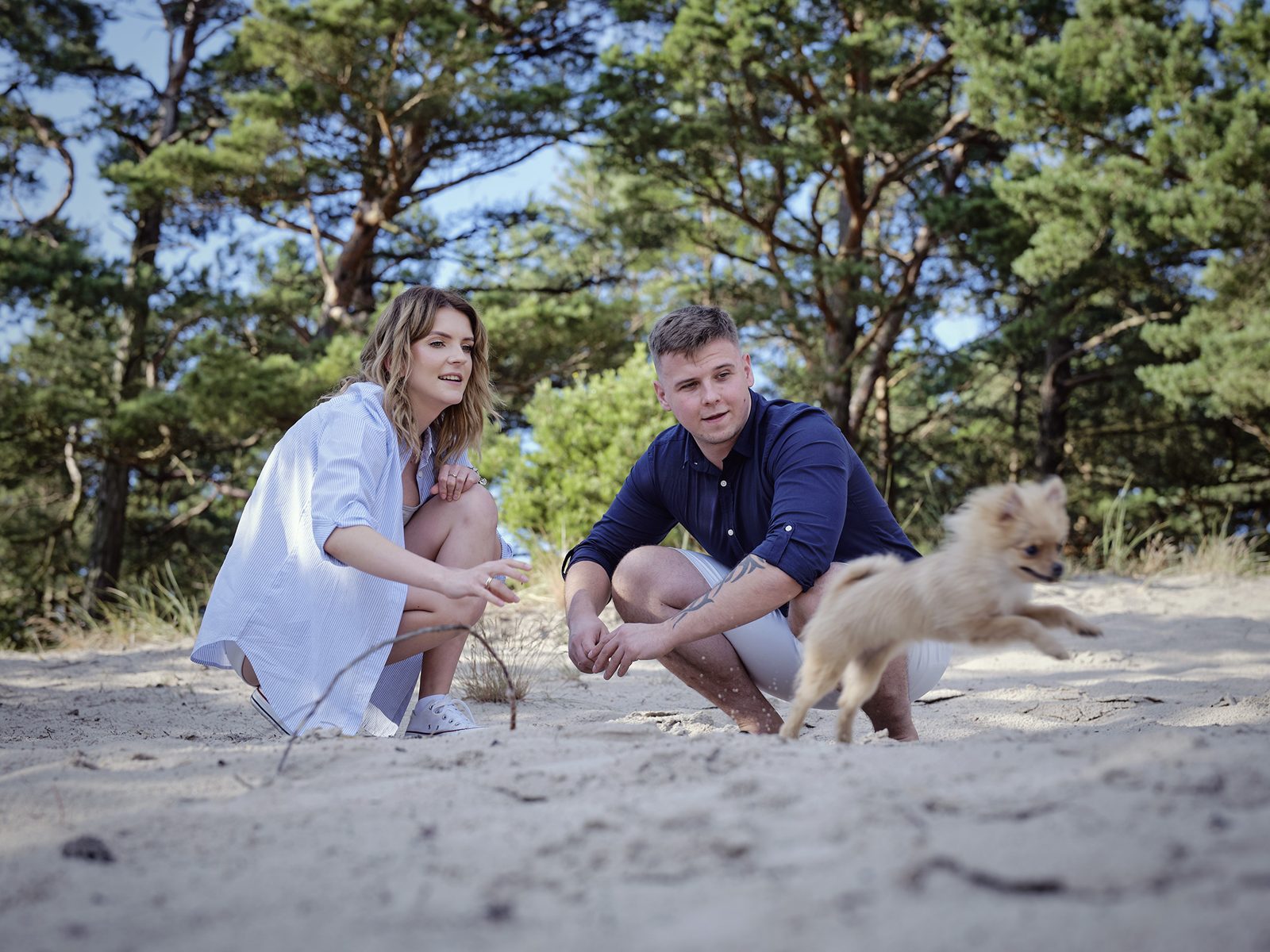 Sesja poślubna w Dźwirzynie – Justyna i Dominik